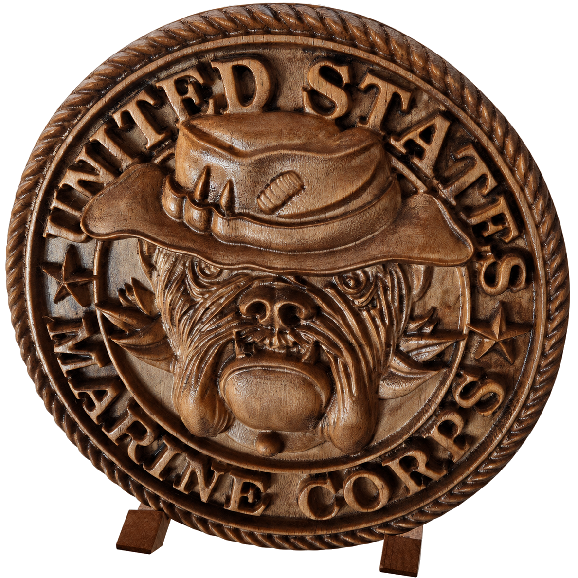 Marine Bulldog plaque